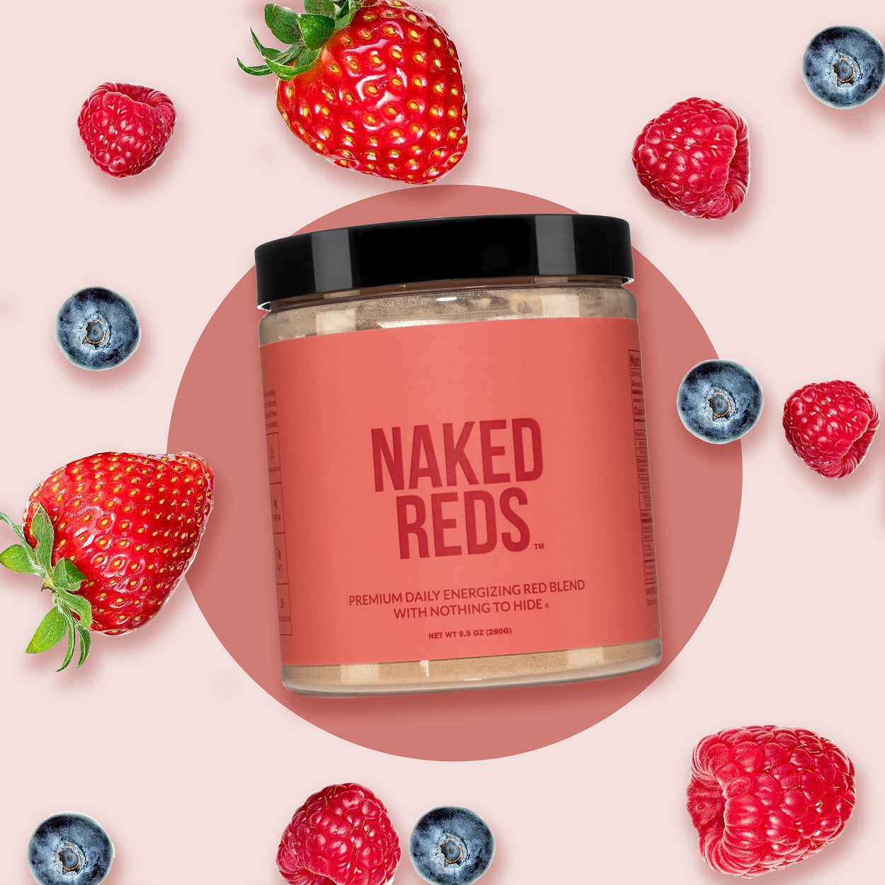 Super Reds Fruit Powder, Clean Daily Nutrition Powder