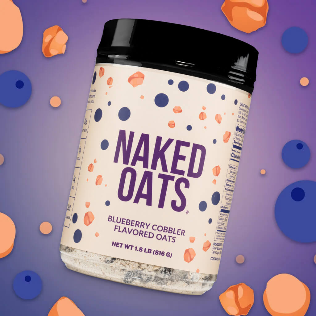 Blueberry Cobbler Protein Oats - Blueberry Cobbler, Clean Everyday Nutrition