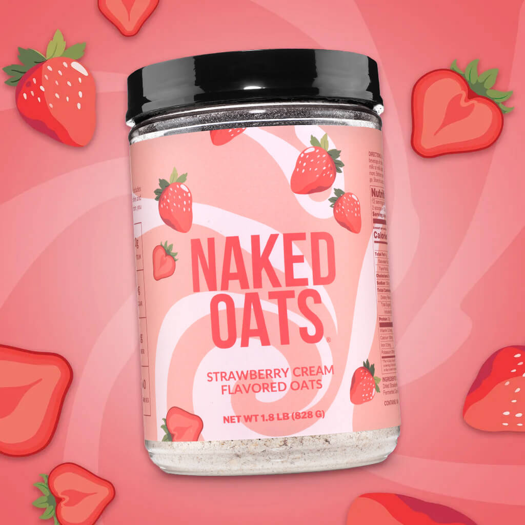 Strawberry Cream Protein Oats - Strawberry Cream, Clean Everyday Nutrition