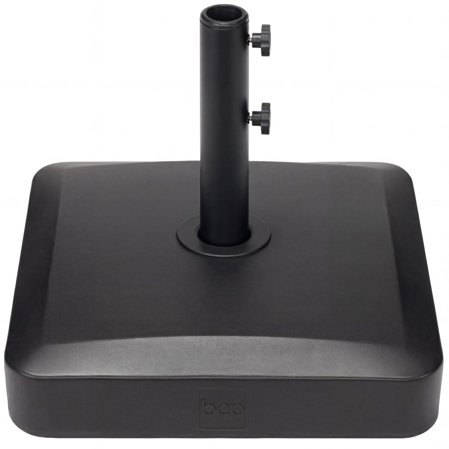 Plastic Patio Umbrella Base Pole Holder Accessory with Adjustable Knob with practical outdoor-ready details