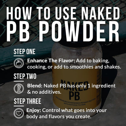 Powdered Peanut Butter - PB - 1.5 LB, Clean Daily Nutrition Powder