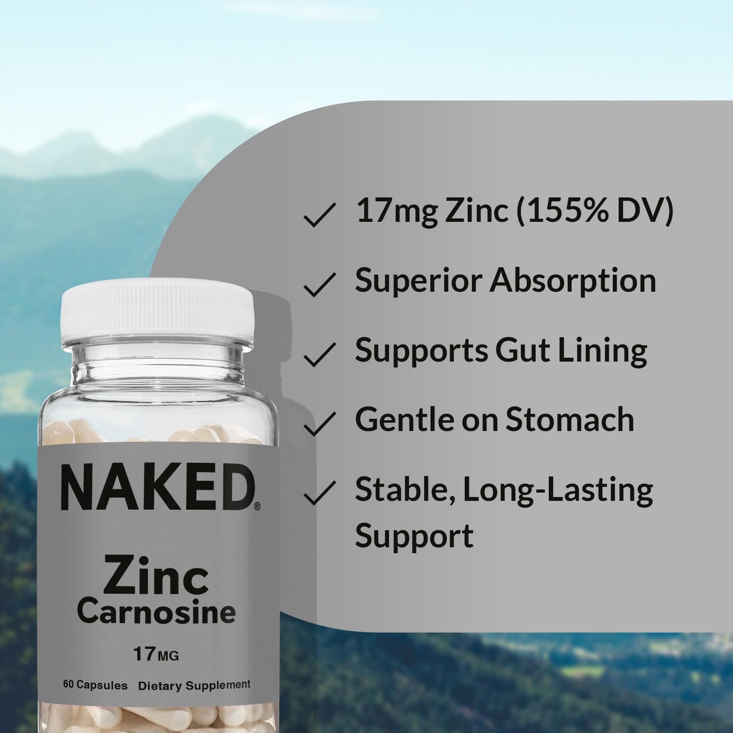 Daily Zinc Supplement - Zinc, Clean Everyday Nutrition