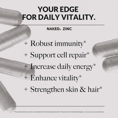 Daily Zinc Supplement - Zinc, Clean Everyday Nutrition