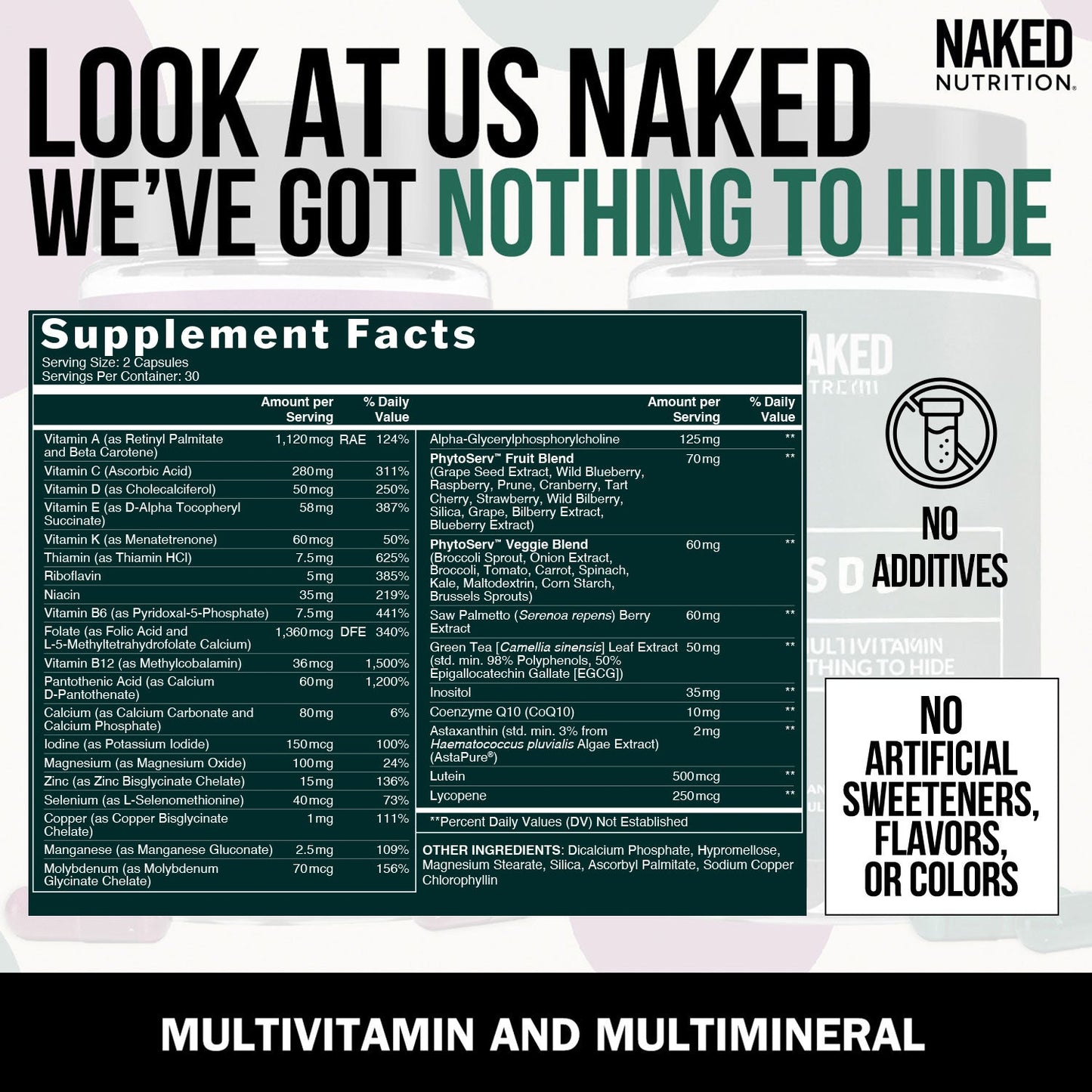 Multivitamin for Men - Men's, Clean Everyday Nutrition
