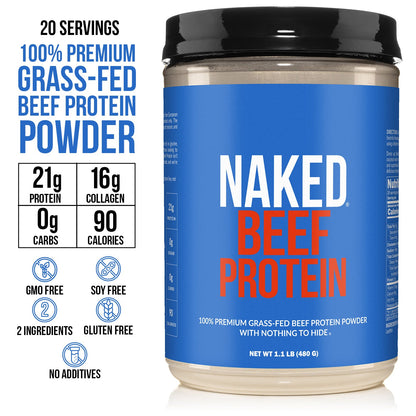 Beef Protein Powder - Unflavored, Clean Daily Nutrition Powder