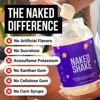 Blueberry Muffin Protein Shake - Blueberry Muffin, Clean Everyday Nutrition