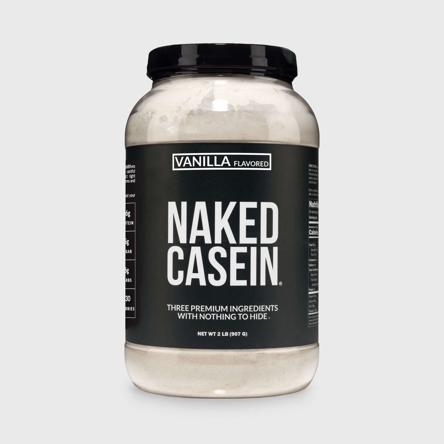 Vanilla Casein Protein Powder - Vanilla, Slow Digesting Night Protein