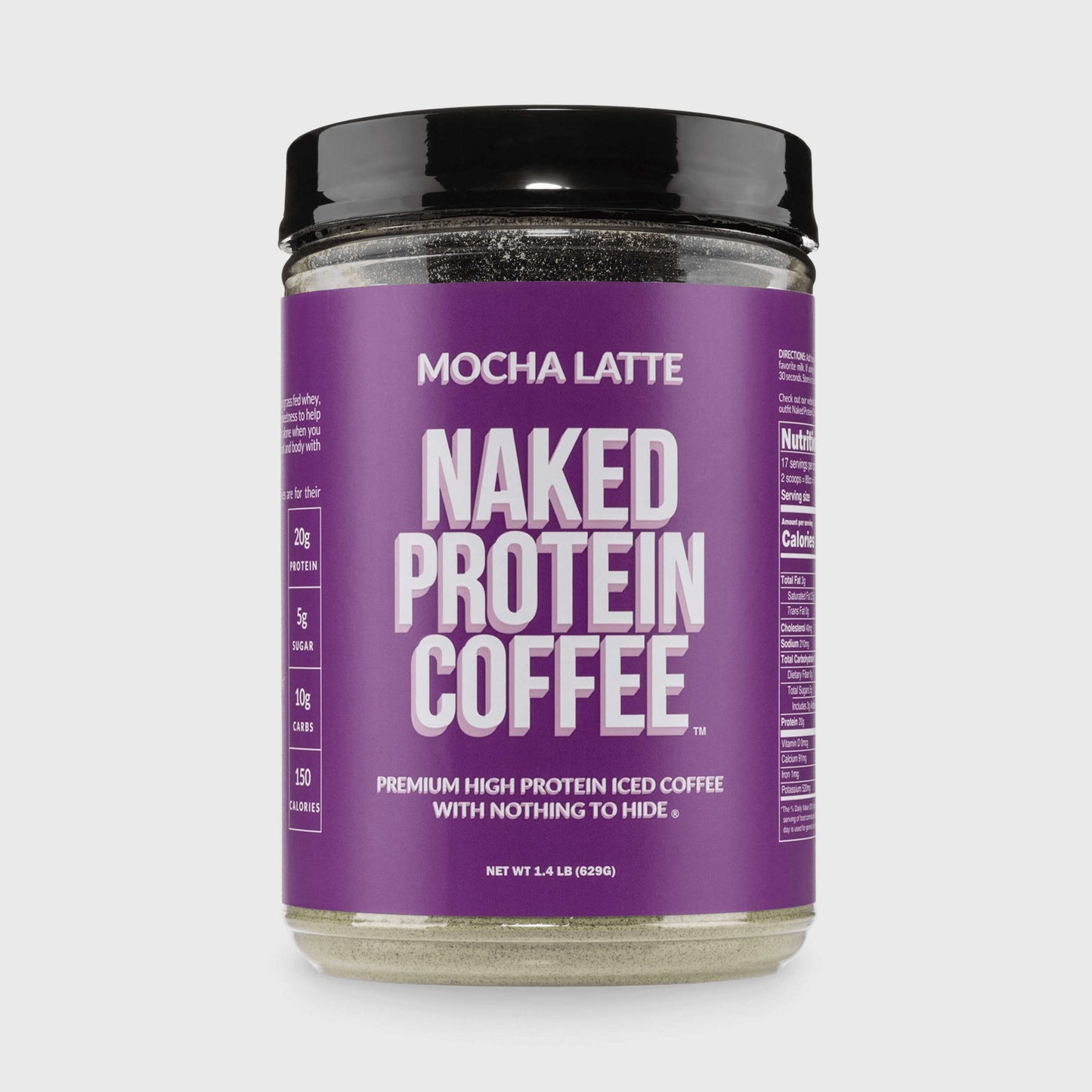 Mocha Latte Protein Iced Coffee - Mocha Latte, Clean Everyday Nutrition