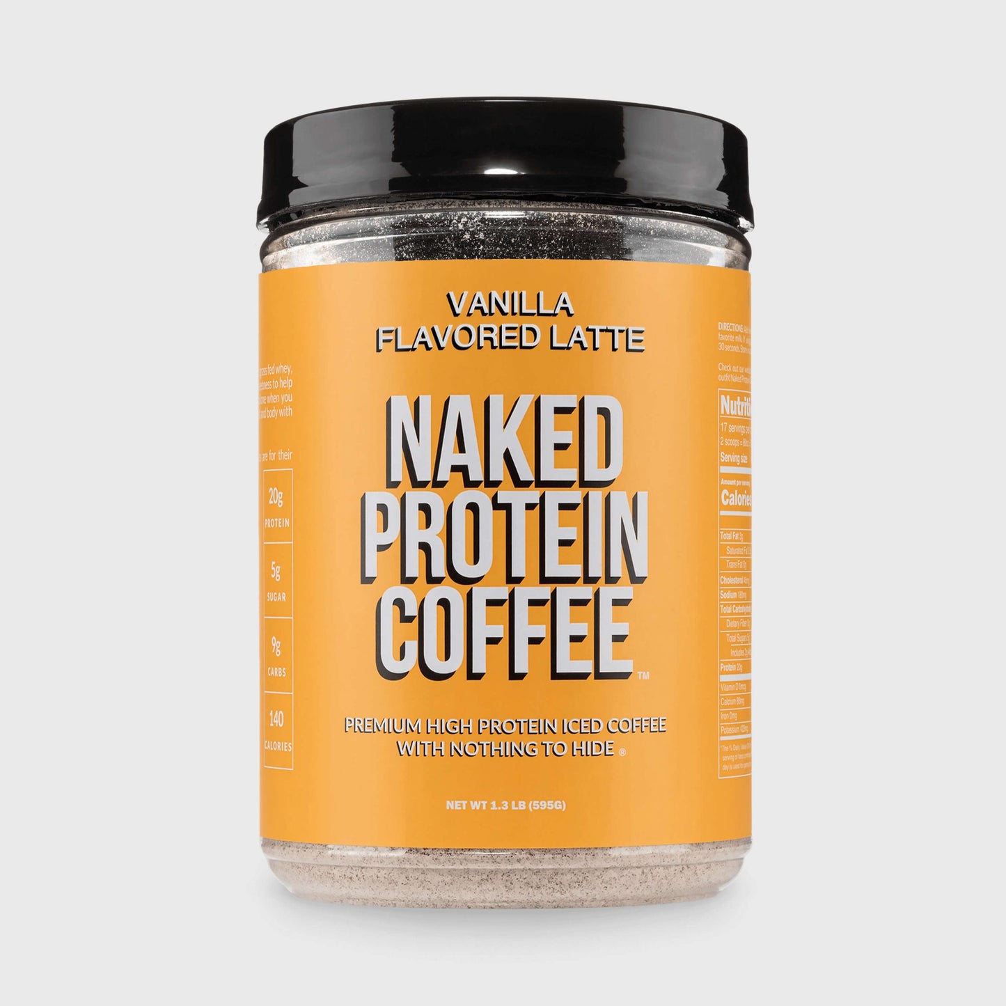 Vanilla Latte Protein Iced Coffee - Vanilla Latte, Clean Everyday Nutrition