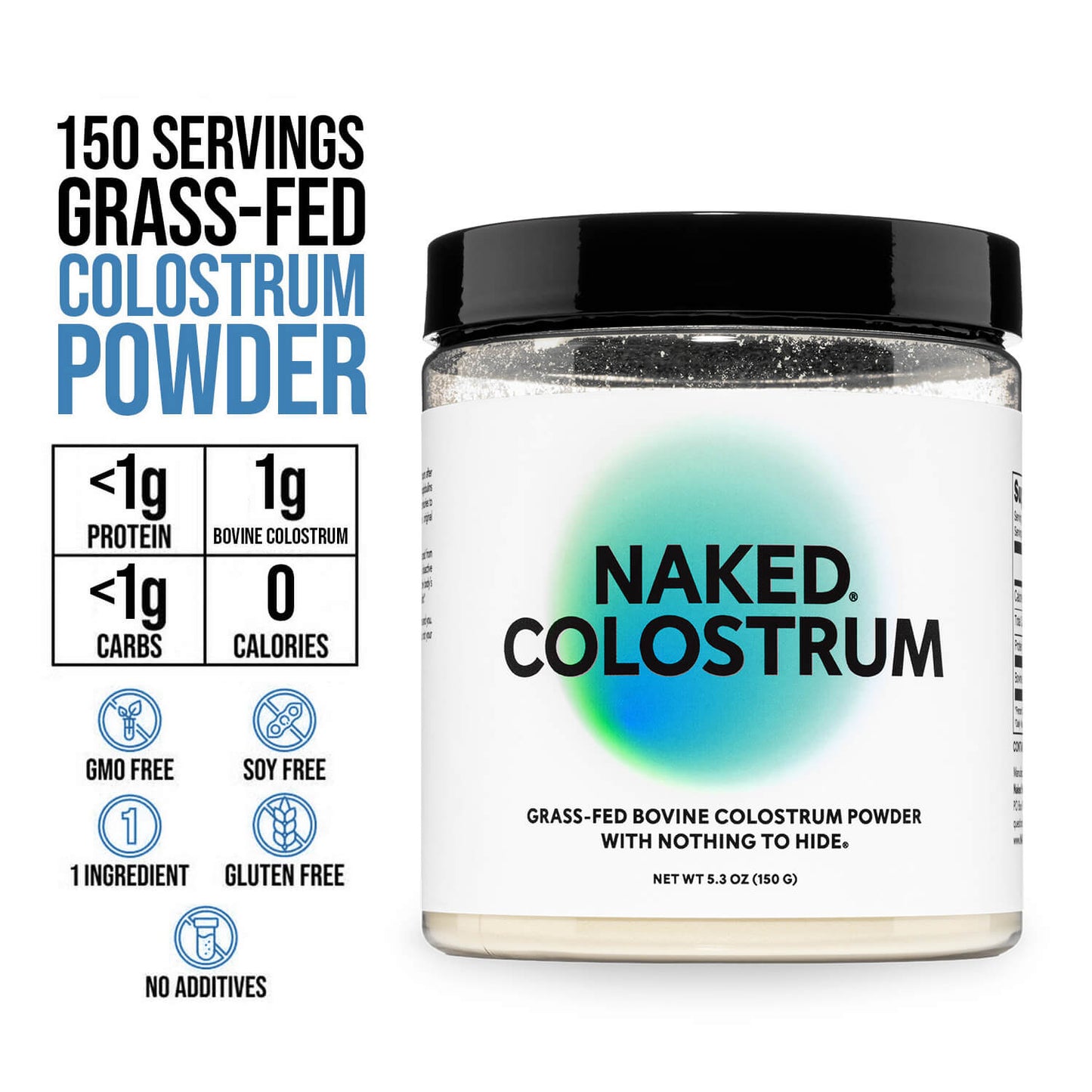 Grass-Fed Colostrum Powder - Colostrum Powder, Clean Daily Nutrition Powder