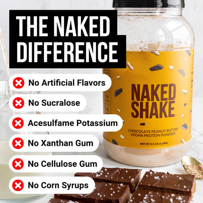 Chocolate PB Protein Shake - Chocolate Peanut Butter, Clean Everyday Nutrition