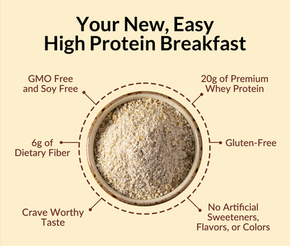 Cinnamon Roll Protein Oats - Cinnamon Roll, Clean Everyday Nutrition