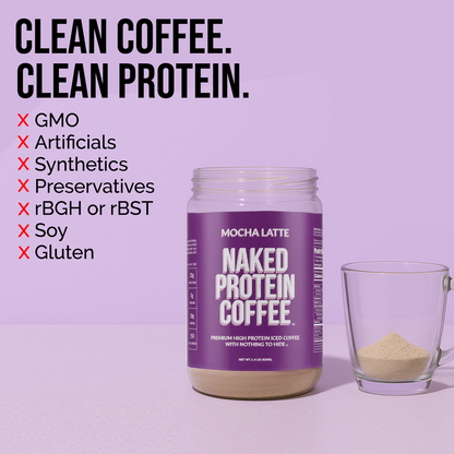 Mocha Latte Protein Iced Coffee - Mocha Latte, Clean Everyday Nutrition