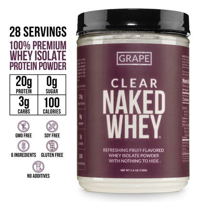Grape Whey Protein Isolate - Grape, Clean Daily Protein Support