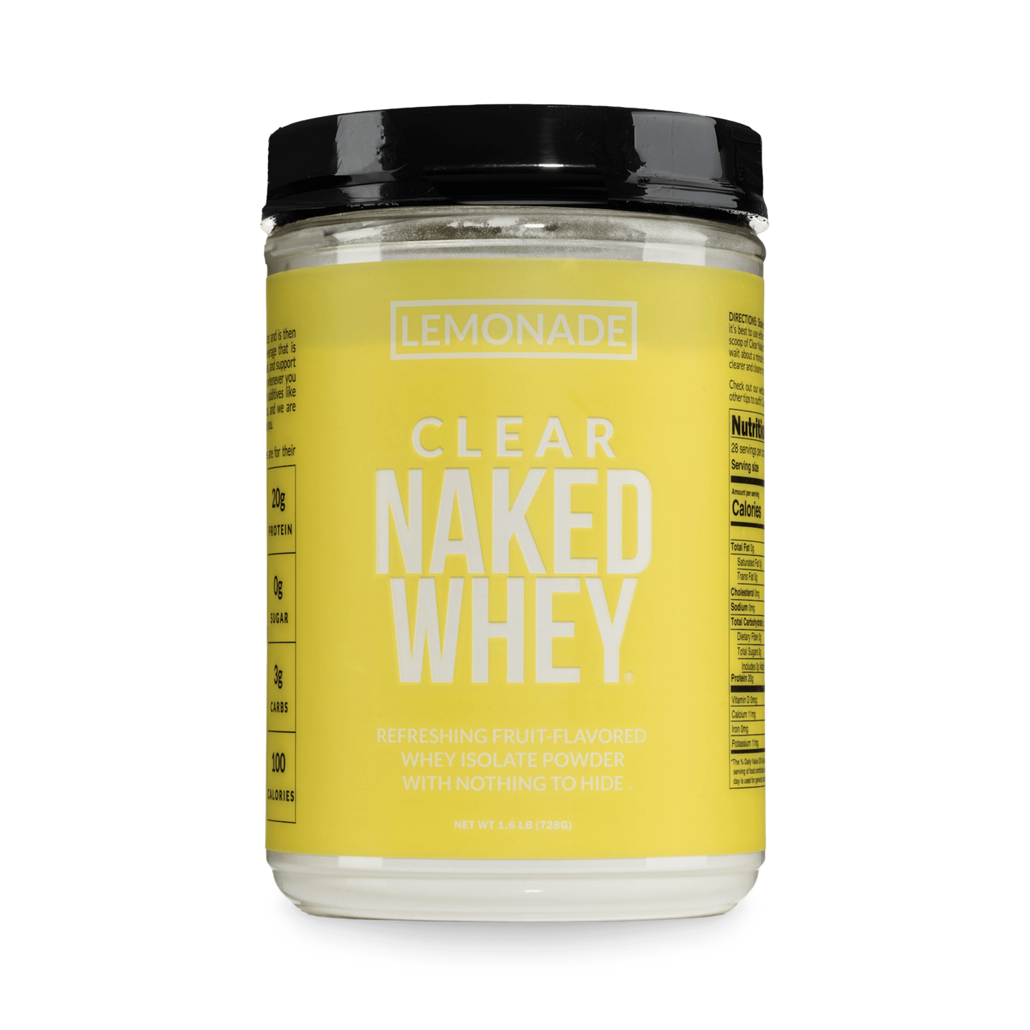 Lemonade Whey Protein Isolate - Lemonade, Clean Daily Protein Support