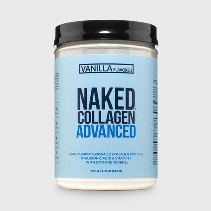 Vanilla Collagen Peptides with Hyaluronic Acid - Vanilla Advanced Collagen Peptides, Skin Hair Joint Support