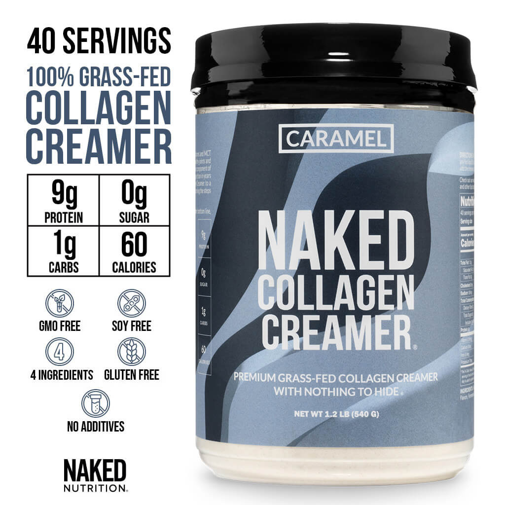 Caramel Coffee Creamer - Caramel Collagen Creamer, Skin Hair Joint Support