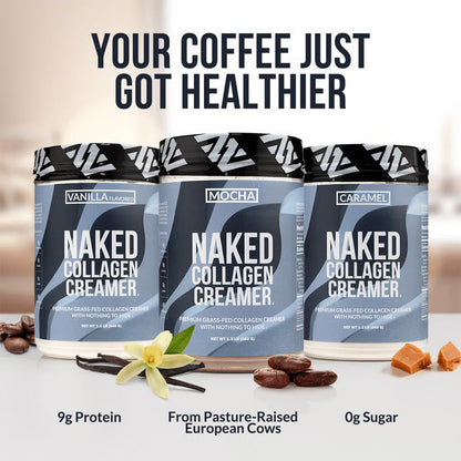 Mocha Coffee Creamer - Mocha Collagen Creamer, Skin Hair Joint Support