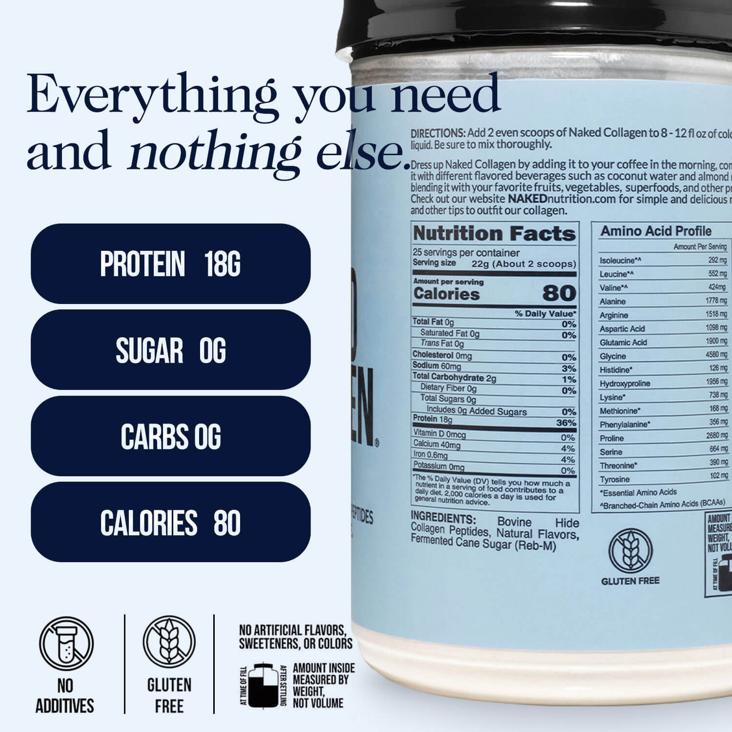 Caramel Collagen Peptides Powder - Caramel Collagen Peptides, Skin Hair Joint Support