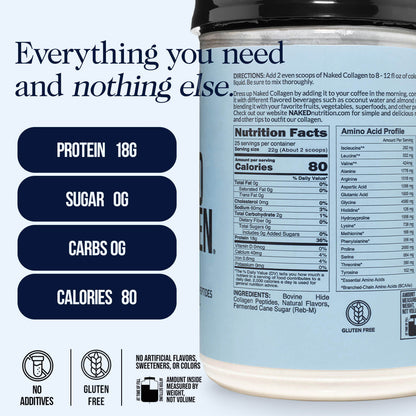 Caramel Collagen Peptides Powder - Caramel Collagen Peptides, Skin Hair Joint Support