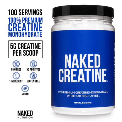 Creatine Monohydrate Powder - Unflavored, Strength And Performance Support