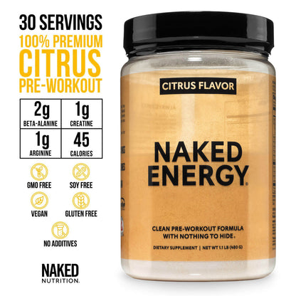 Citrus Pre Workout Supplement - Citrus, Clean Energy Training Support