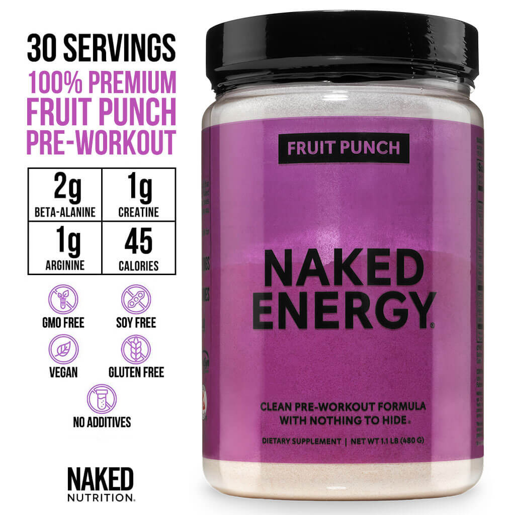 Fruit Punch Pre Workout Supplement - Fruit Punch, Clean Energy Training Support