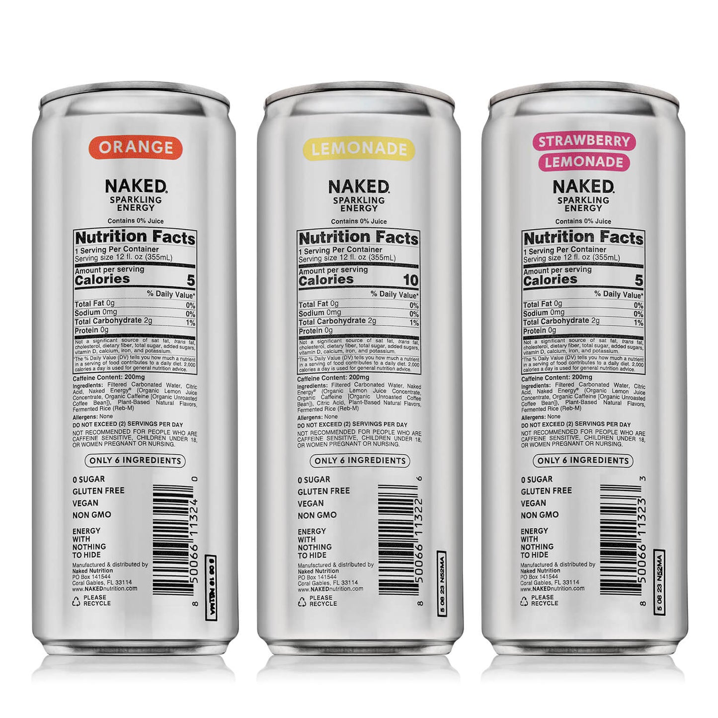 Sparkling Energy Sample Kits - Sample Pack, Clean Everyday Nutrition