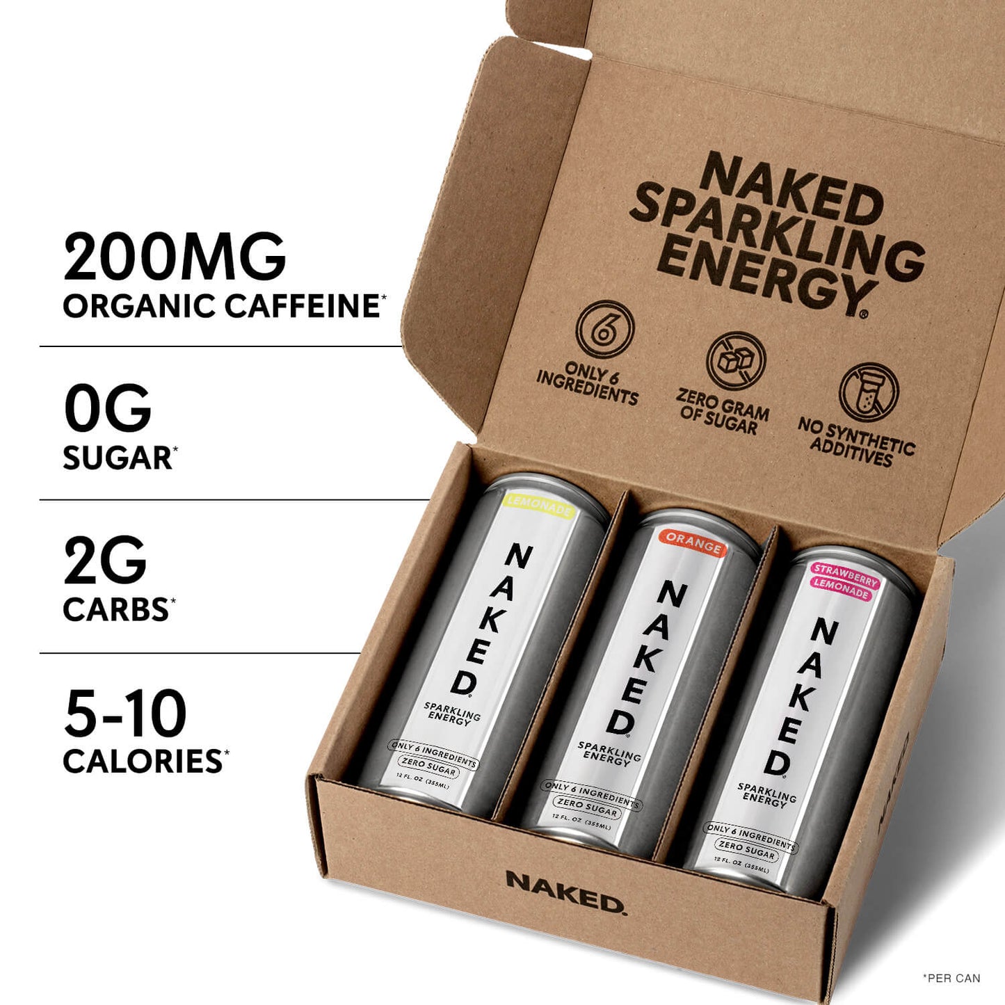 Sparkling Energy Sample Kits - Sample Pack, Clean Everyday Nutrition