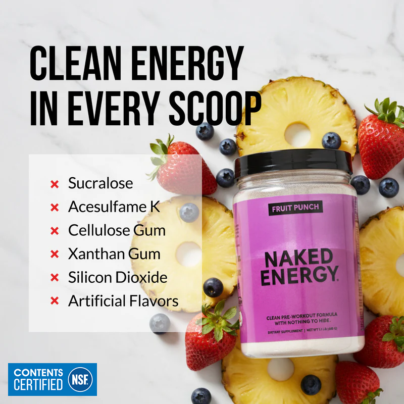 Fruit Punch Pre Workout Supplement - Fruit Punch, Clean Energy Training Support