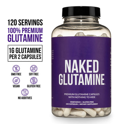 Glutamine Capsules - Capsules, Clean Everyday Nutrition