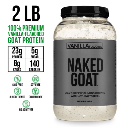 Vanilla Goat Whey Protein Powder - Vanilla, Clean Daily Protein Support