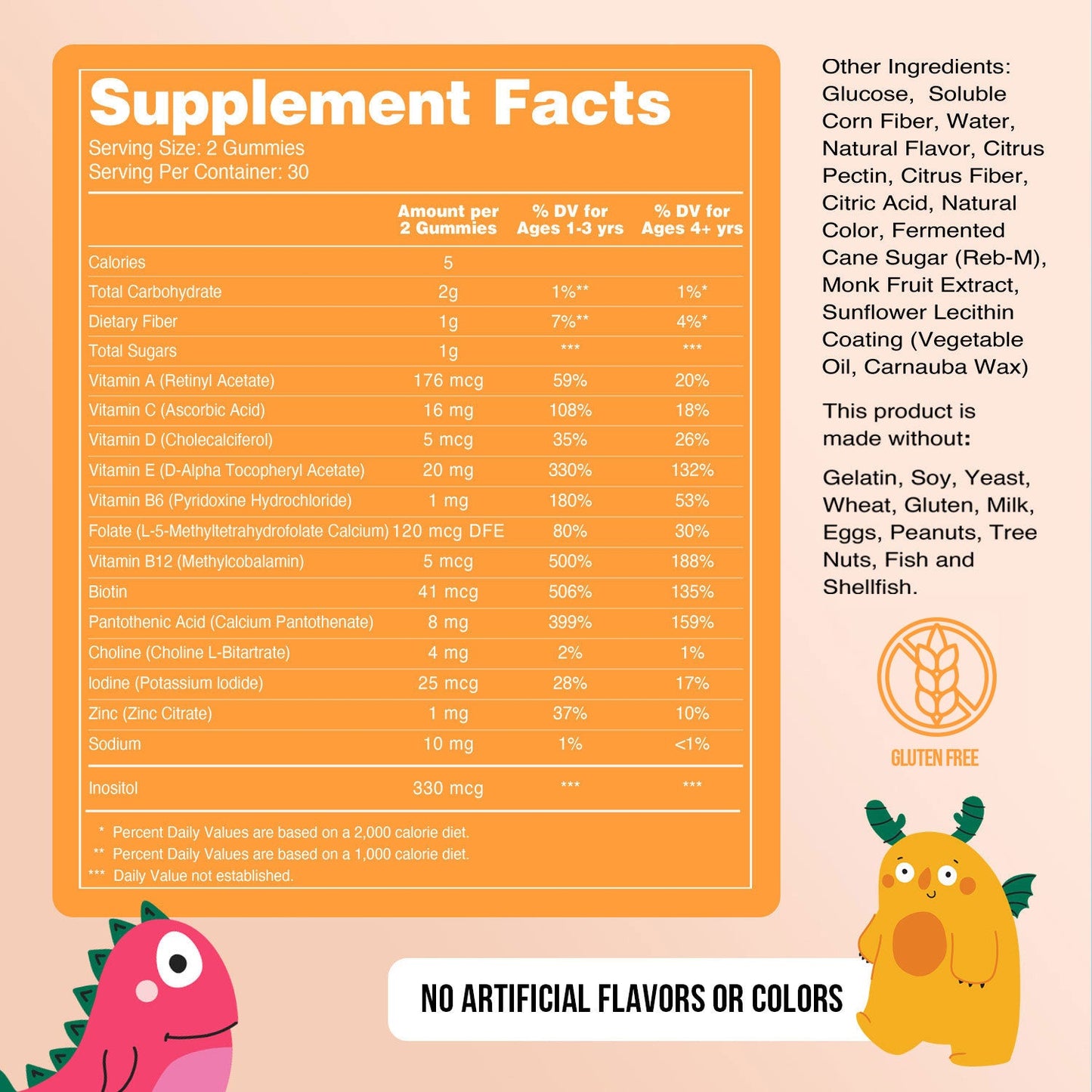 Kids Multivitamin Gummies, Clean Everyday Nutrition