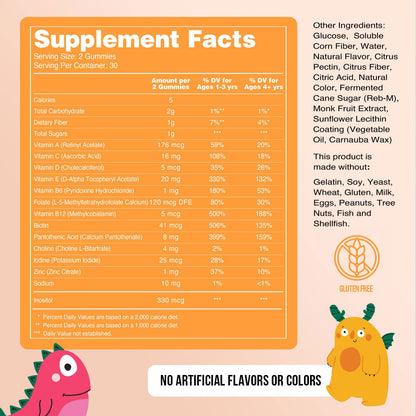 Kids Multivitamin Gummies, Clean Everyday Nutrition