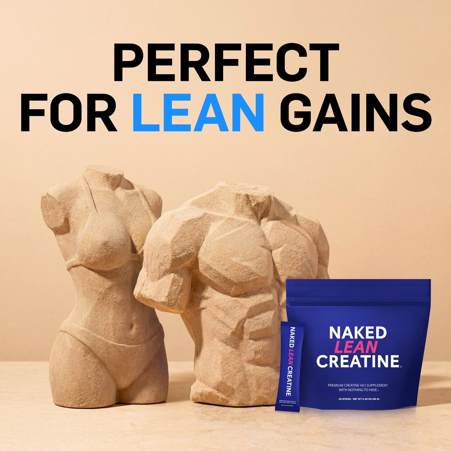 Creatine HCl Travel Packets - Stick Packs, Strength And Performance Support