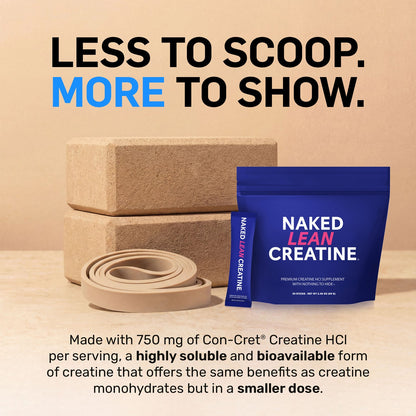 Creatine HCl Travel Packets - Stick Packs, Strength And Performance Support