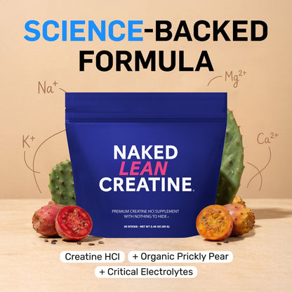 Creatine HCl Travel Packets - Stick Packs, Strength And Performance Support