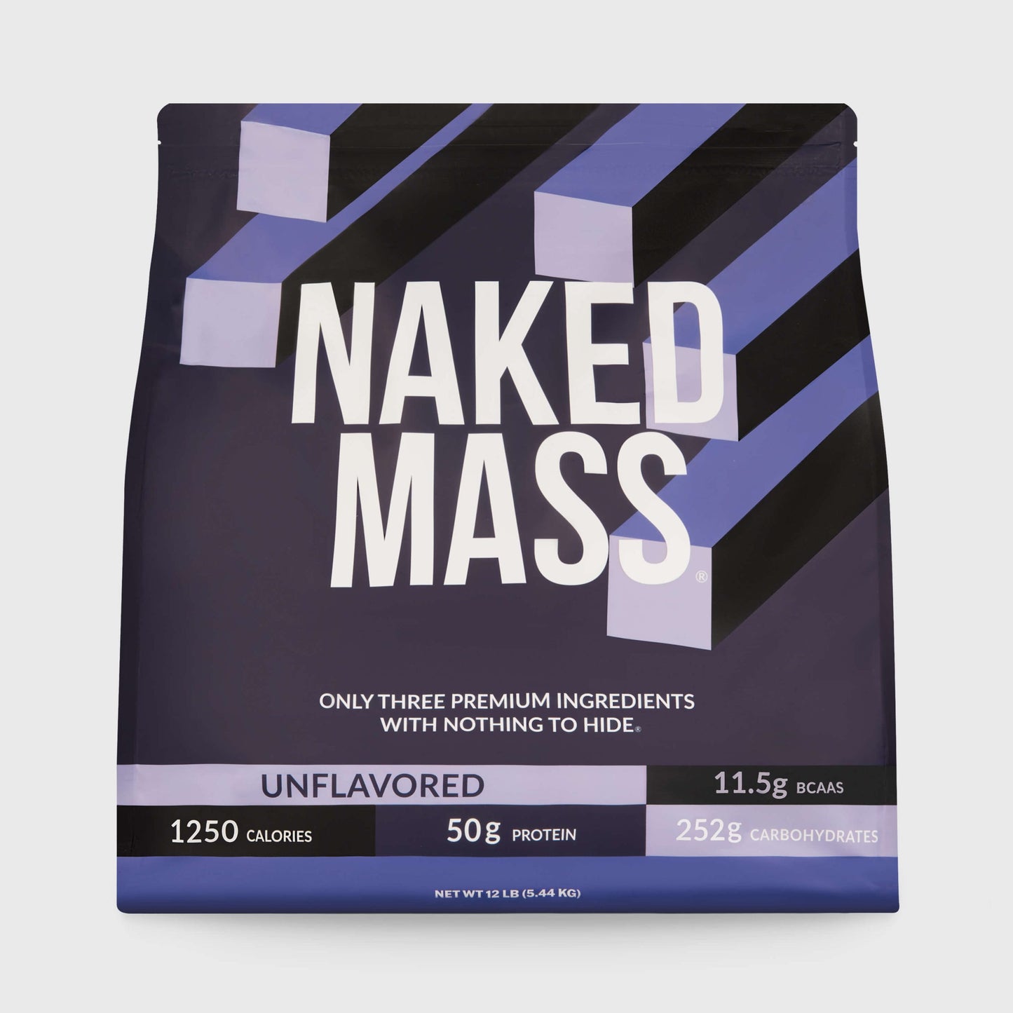 Mass Gainer Protein Supplement - Unflavored 12LB, High Calorie Muscle Support