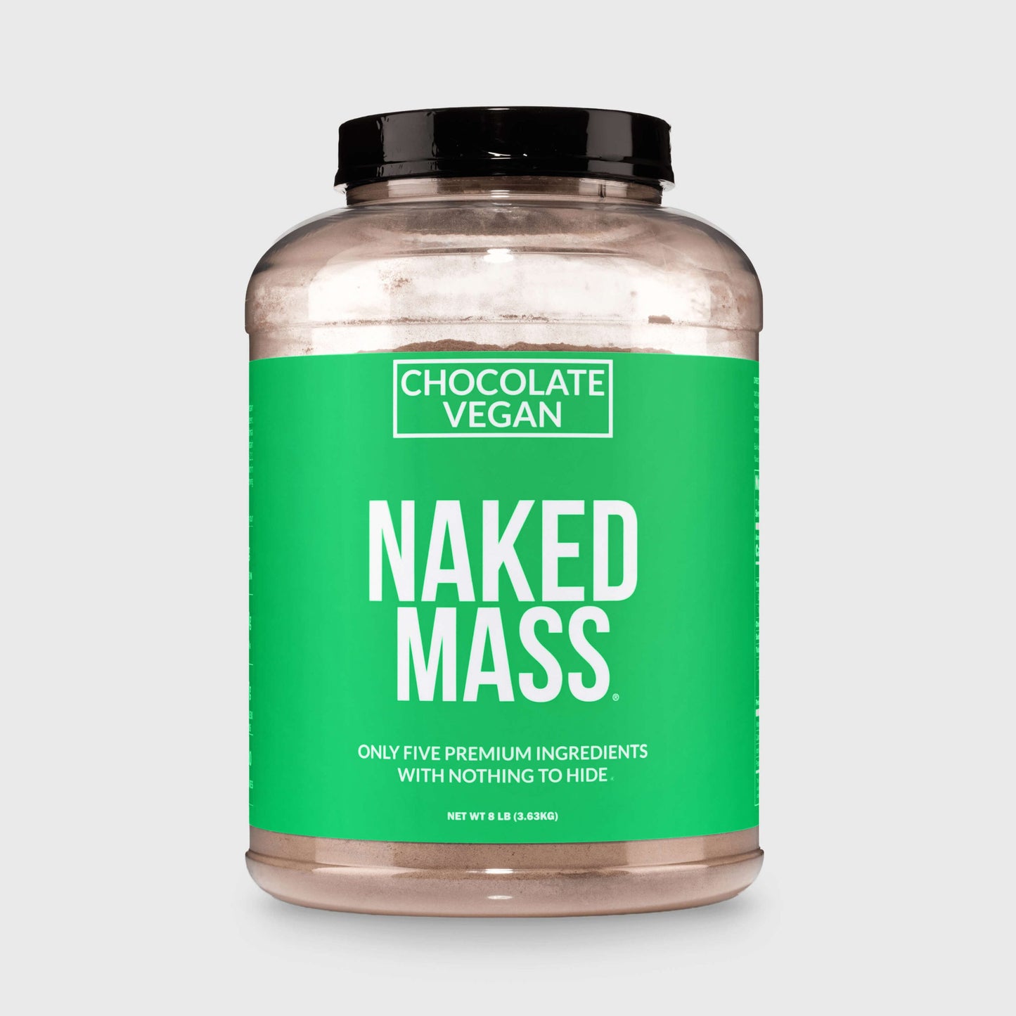 Chocolate Vegan Mass Gainer Supplement - Chocolate (Vegan), High Calorie Muscle Support