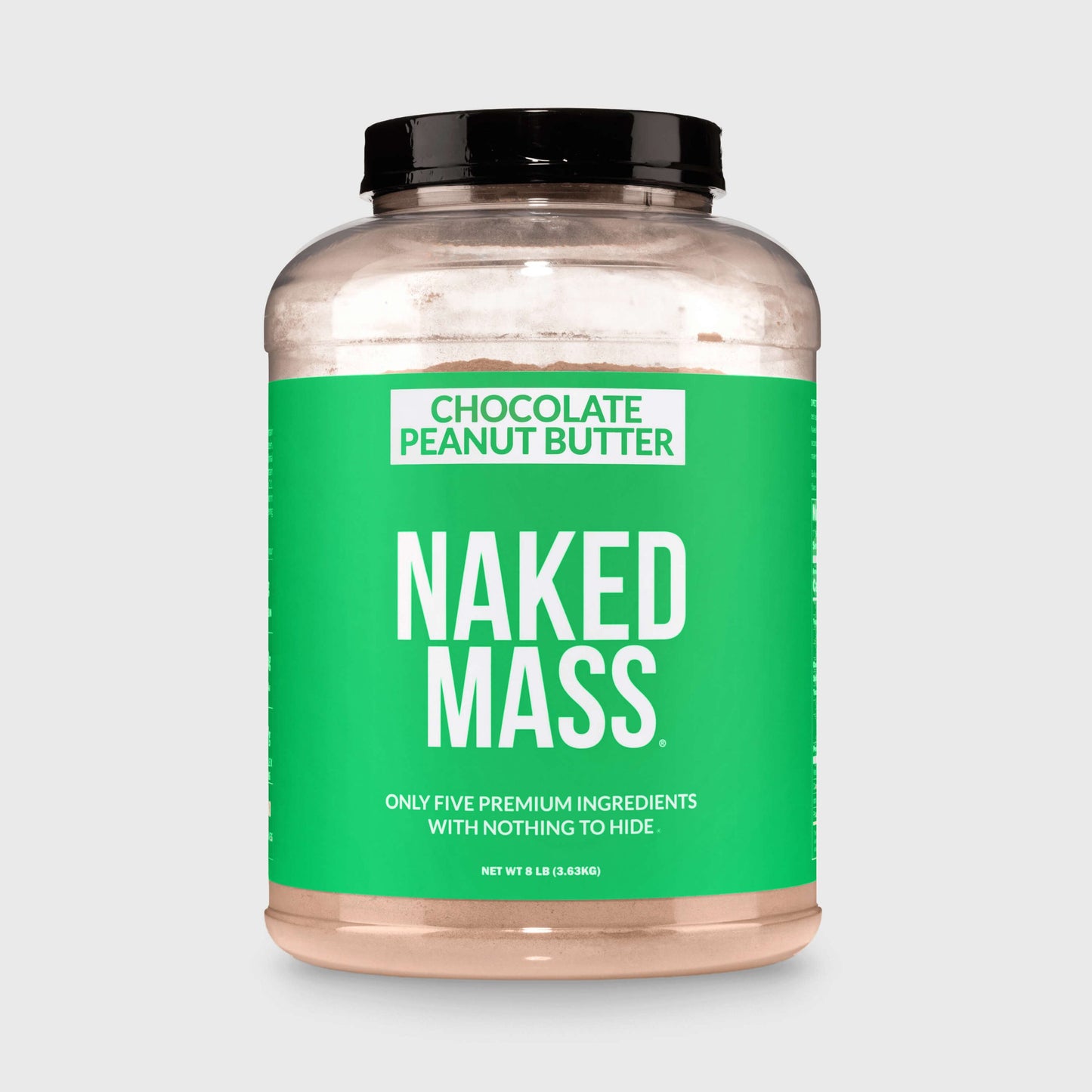 Chocolate Peanut Butter Vegan Mass Gainer Supplement - Chocolate PB (Vegan), High Calorie Muscle Support
