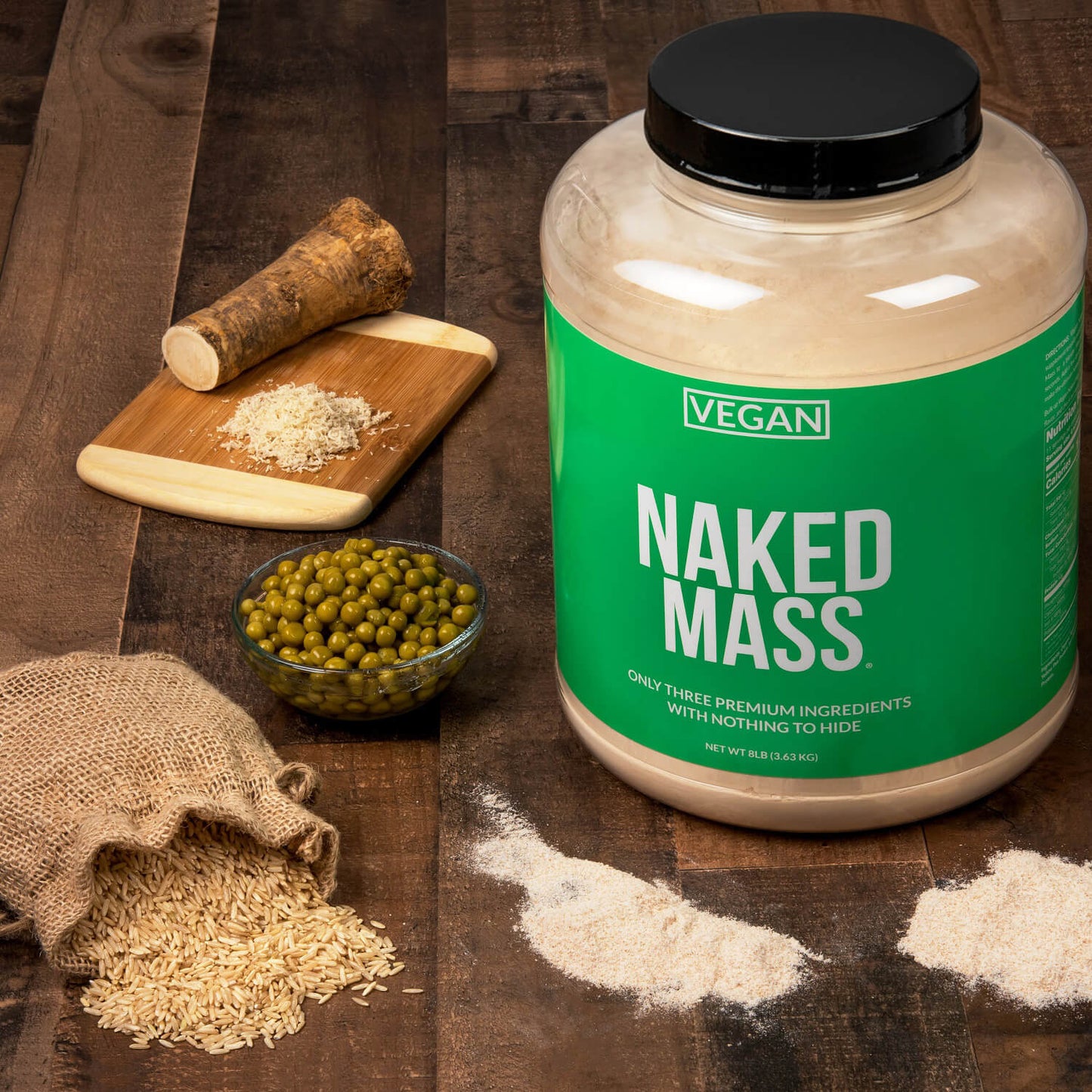 Vanilla Vegan Mass Gainer Supplement - Vanilla (Vegan), High Calorie Muscle Support