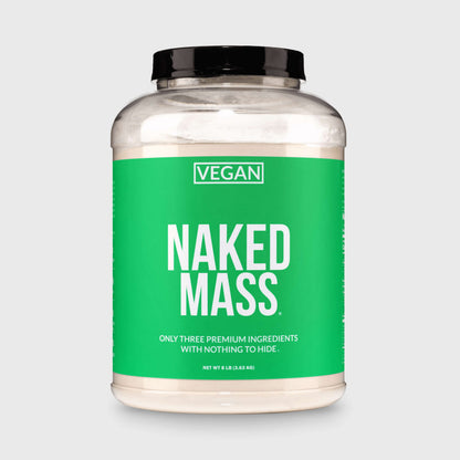 Vegan Mass Gainer Supplement - Unflavored (Vegan), High Calorie Muscle Support