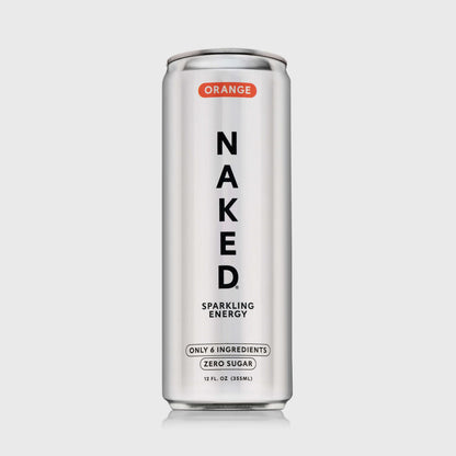 Orange Naked Sparkling Energy - Orange, Clean Everyday Nutrition