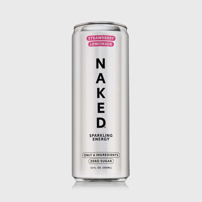 Strawberry Lemonade Naked Sparkling Energy - Strawberry Lemonade, Clean Everyday Nutrition