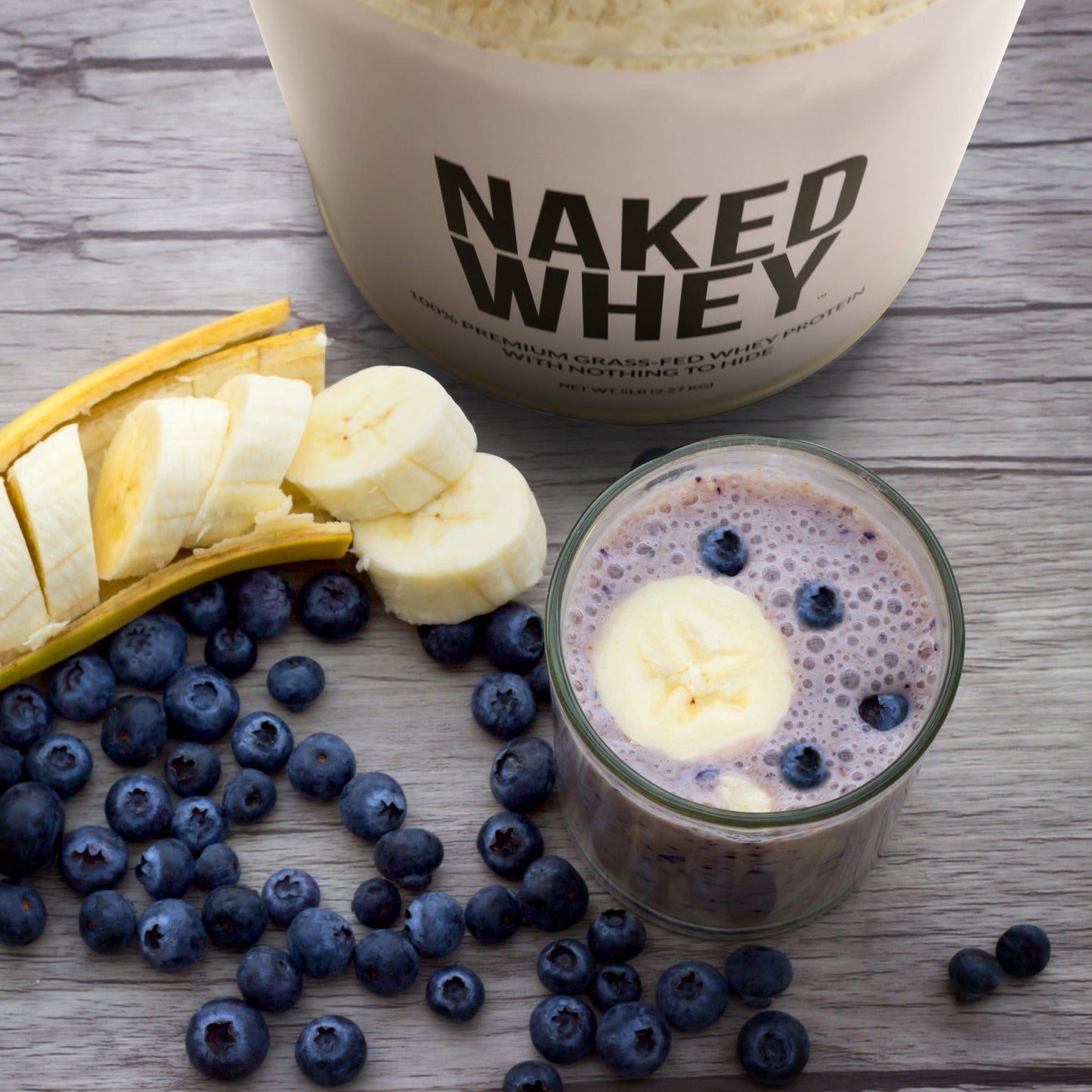 Grass Fed Whey Protein Powder - Unflavored, Clean Daily Protein Support