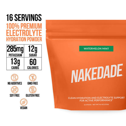 Electrolytes Powder Packets - Watermelon Mint - Watermelon Mint, Hydration Support For Active Days