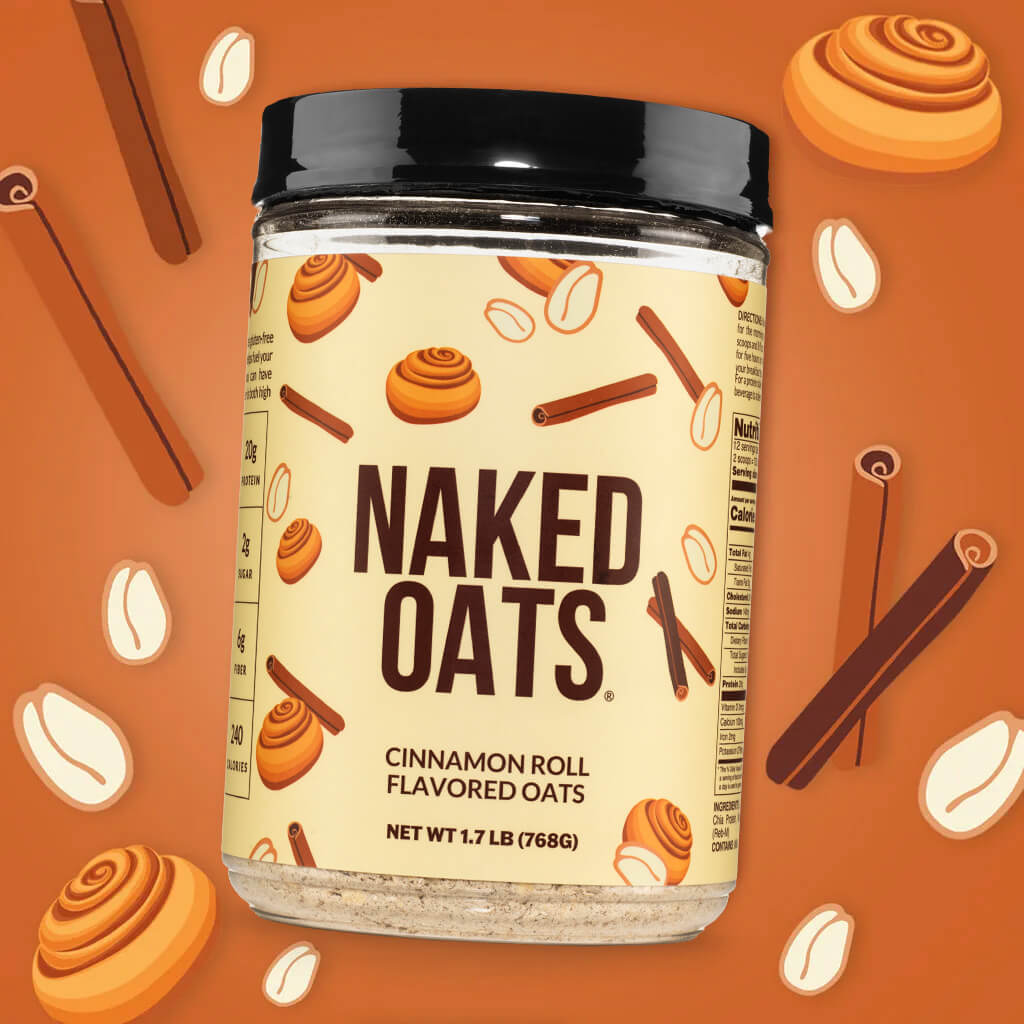 Cinnamon Roll Protein Oats - Cinnamon Roll, Clean Everyday Nutrition
