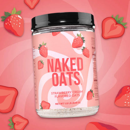 Strawberry Cream Protein Oats - Strawberry Cream, Clean Everyday Nutrition