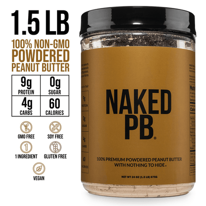 Powdered Peanut Butter - PB - 1.5 LB, Clean Daily Nutrition Powder