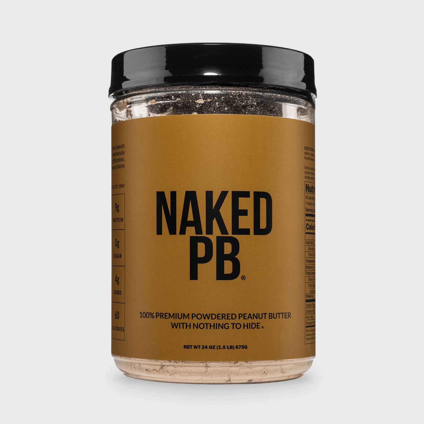 Powdered Peanut Butter - PB - 1.5 LB, Clean Daily Nutrition Powder